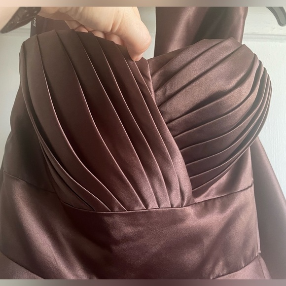 Narianna Strapless Pleated Sweetheart Neckline A-Line Short Dress. New With Tags - Picture 5 of 10